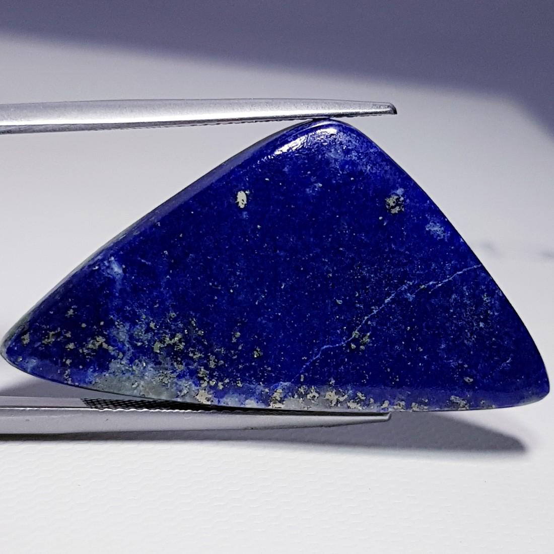 36.16 ct Natural Lapis Lazuil: No Reserve! Item: 36.16 ct Natural Lapis Lazuil Color/Clarity: Opaque Loose gemstone Carat Weights: 36.16 Size/Dimensions: 37.97 x 20.07 x 5.38 Square - Afghanistan/Chile Shipping: Domestic: Flat-rate