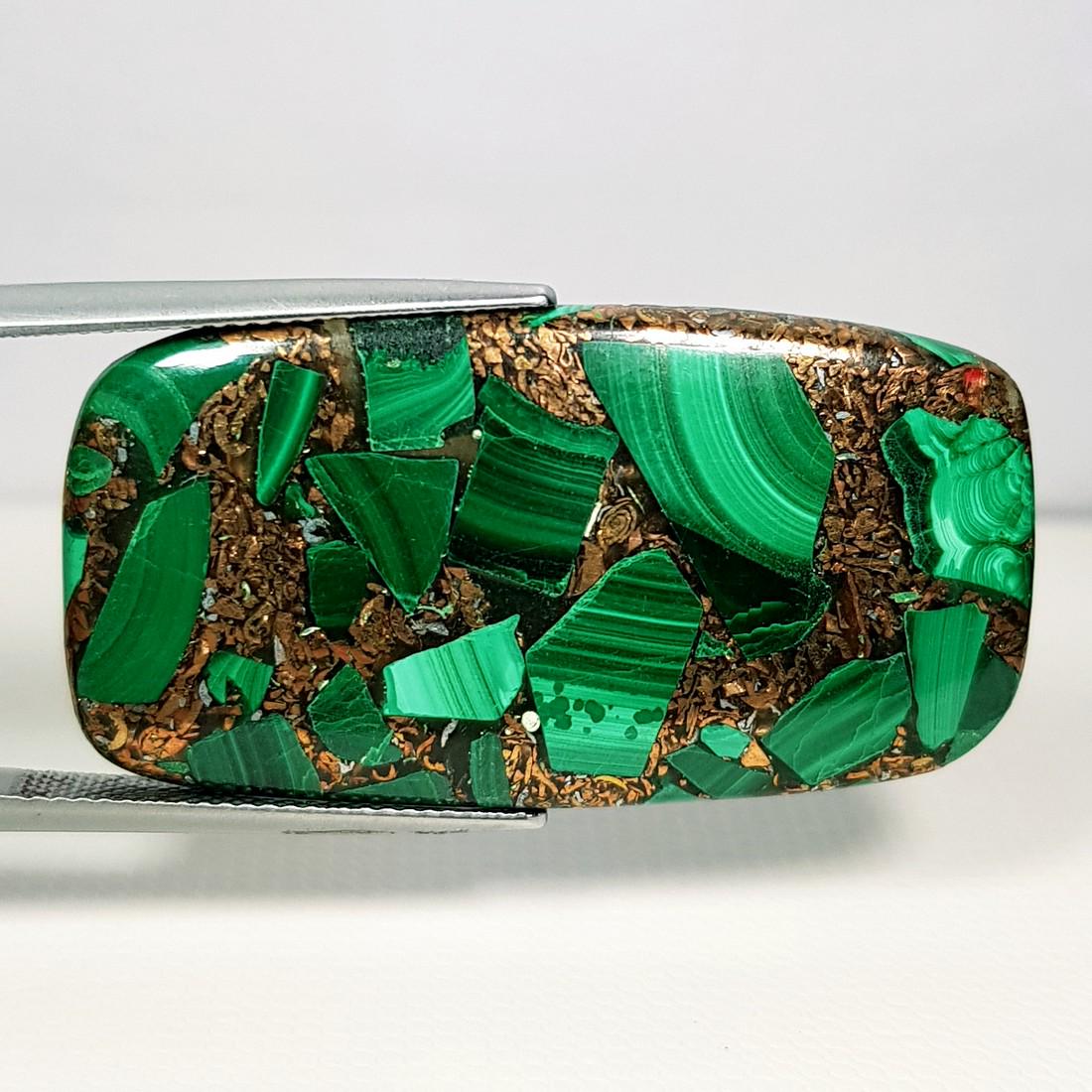 35.76 ct Natural Copper Malakite (1 of 4)