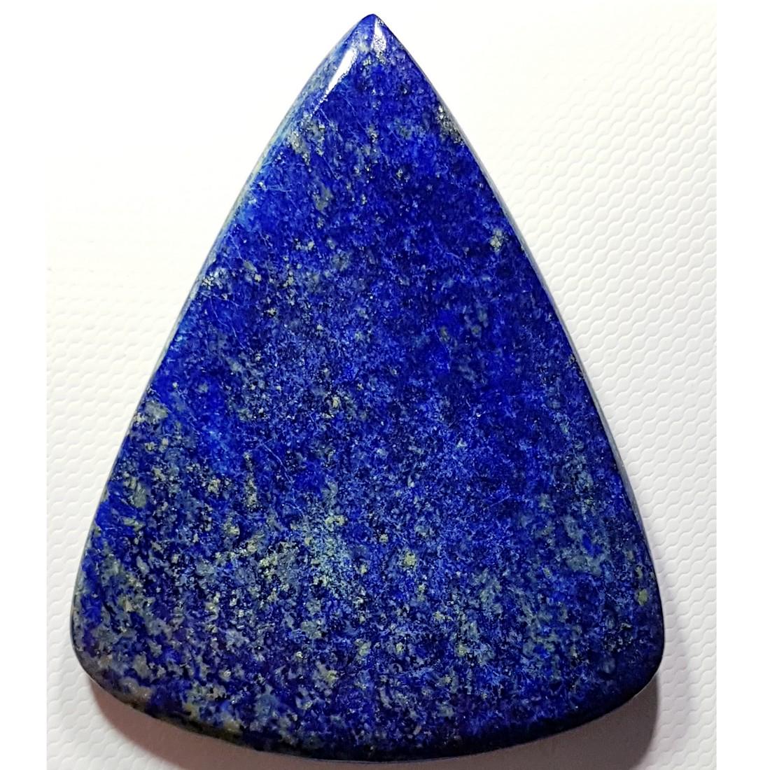 72.45 ct Natural Lapis Lazuil: No Reserve! Item: 72.45 ct Natural Lapis Lazuil Color/Clarity: Opaque Loose gemstone Carat Weights: 72.45 Size/Dimensions: 56.30 x 45.59 x 3.62 Pear - Afghanistan/Chile Shipping: Domestic: Flat-rate o