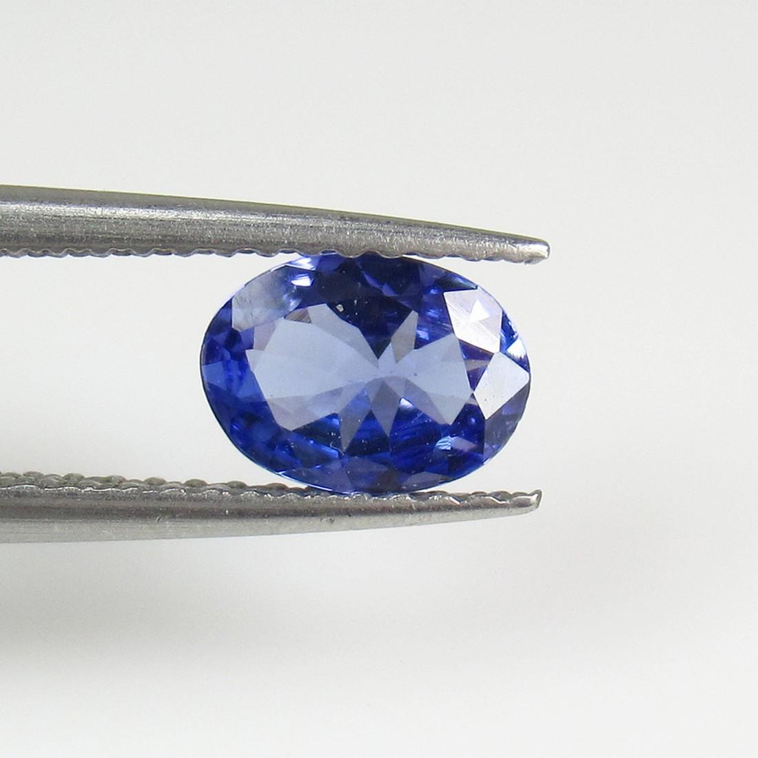 0.74 Ctw Natural Tanzanite 7X5 mm Oval Cut: No Reserve! Item: 0.74 Ctw Natural Tanzanite 7X5 mm Oval Cut Stone Clarity: VVS Loose Gemstone: Natural Tanzanite Carat Weights: 0.74 Size/Dimensions: 6.90 x 5.10 x 3.00 mm Top Class Luster / Excellen