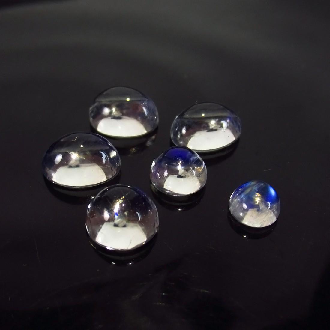 7.59 Ctw Natural 6 Blue Moonstone Mixed Lot (1 of 3)