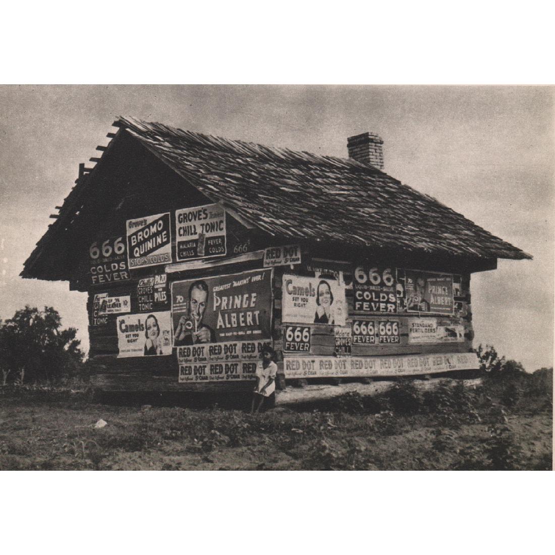 MARGARET BOURKE-WHITE - Montgomery Alabama: Artist: MARGARET BOURKE-WHITE Print Title:Montgomery Alabama Medium: Sheet-fed Gravure Printing Date: 1930's Printed in the USA Image Size approx: 6.25 x 4.75 inches Margaret Bourke-White (1904-1971)