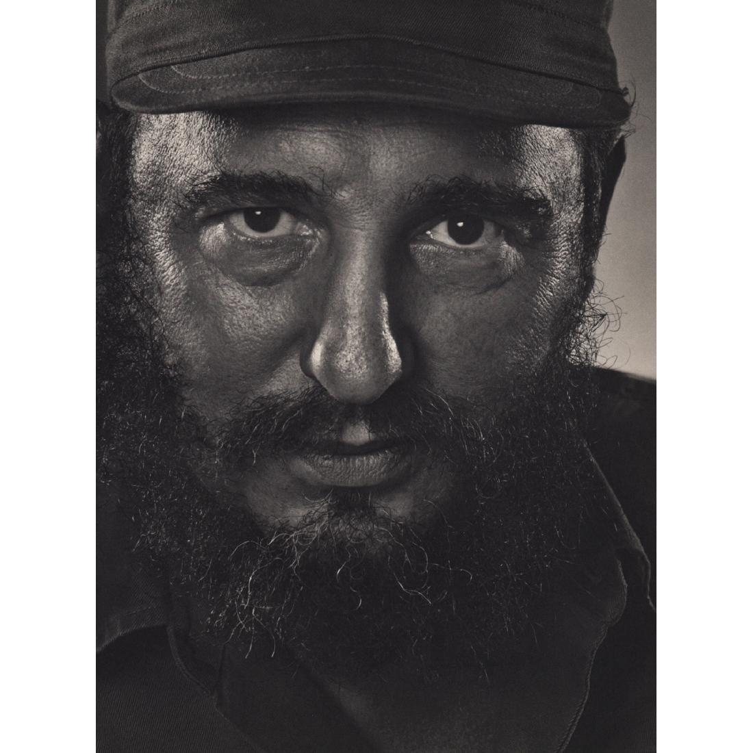 YOUSUF KARSH - Fidel Castro: Artist: YOUSUF KARSH Print Title: Fidel Castro Medium: Sheet-Fed Gravure Printing Date: 1970's Printed in Switzerland Image size approx. 9 X 12 inches Yousuf Karsh (1908-2002) was an Armenian-Canadian