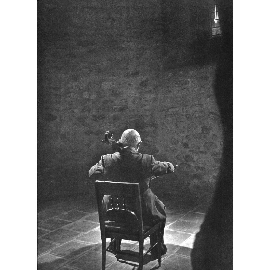 YOUSUF KARSH - Pablo Casals: Artist: YOUSUF KARSH Print Title: Pablo Casals Medium: Sheet-Fed Gravure Printing Date: 1970's Printed in Switzerland Image size approx. 9 X 12 inches Yousuf Karsh (1908-2002) was an Armenian-Canadian
