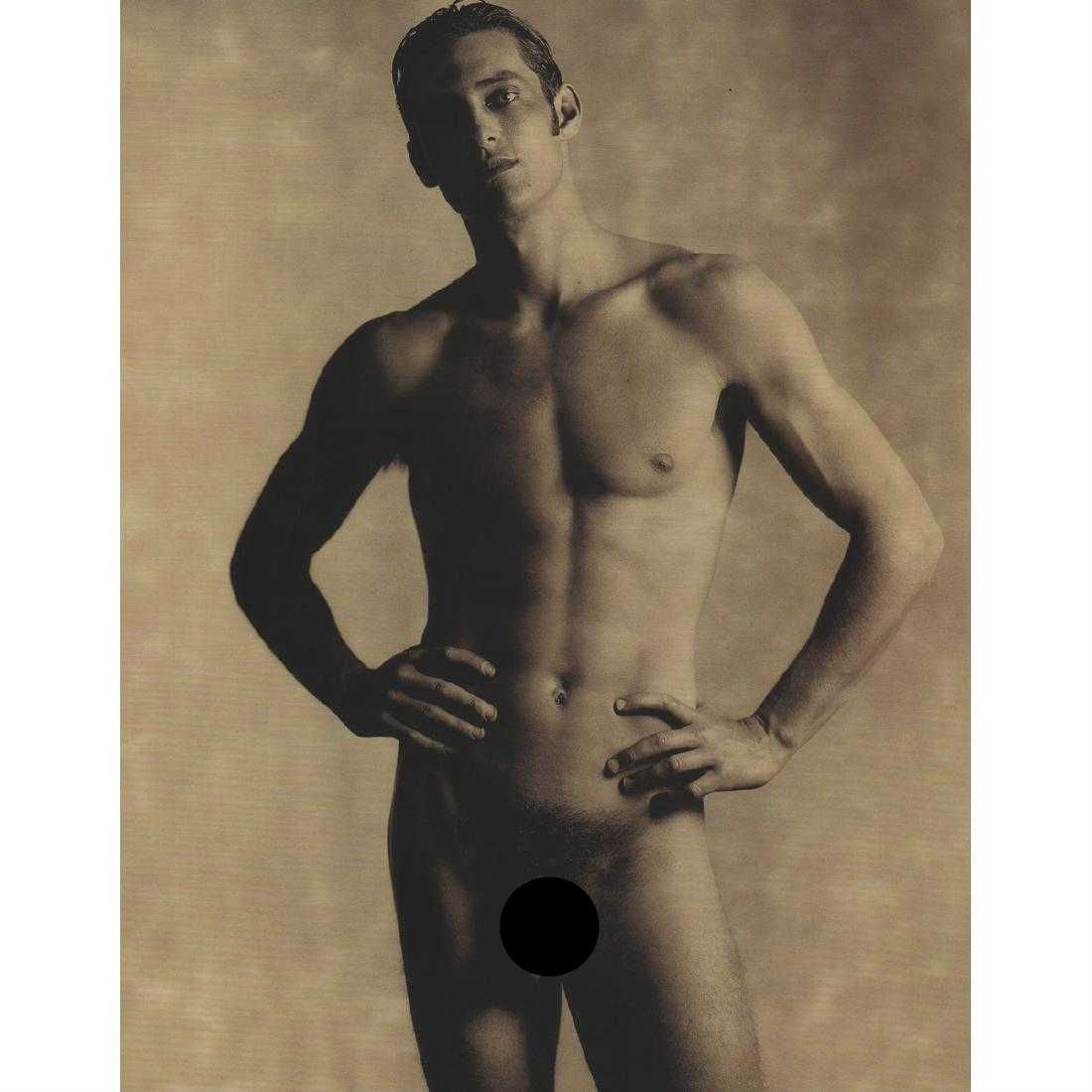 KARL LAGERFELD - Jason Ertola: Artist: KARL LAGERFELD Print Title: Jason Ertola Medium: Satin Finish Umber Photo-Lithograph Printing Date: 1970's Printed in USA Image Size approx: 10.5 x 13 inches Karl Otto Lagerfeld (b. 1933) is a