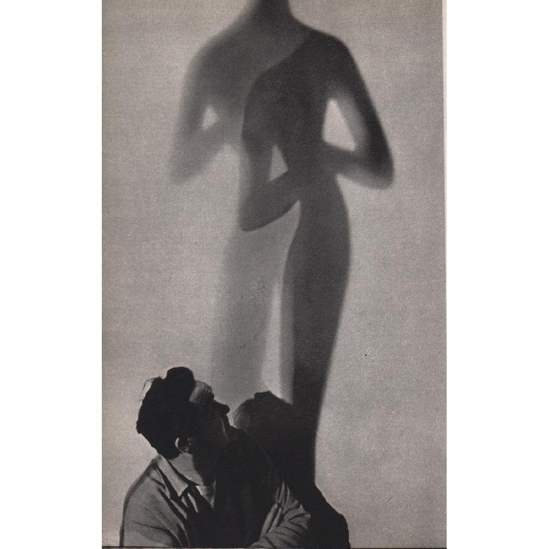 JOSEF PROSEK - Jindrich Wielgus, 1958: Artist: JOSEF PROSEK Print Title: Jindrich Wielgus, 1958 Jindrich Wielgus (1910-1998) was a Czech sculptor and graphic designer. Medium: Sheet-fed Gravure Printing Date: 1960's Printed in Prague Image
