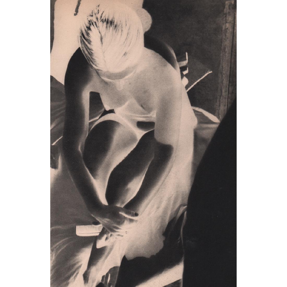 FRANZ ROH - Solarized Nude: Artist: FRANZ ROH Print Title: Solarized Nude Medium: Sheet-fed Gravure Printing Date: 1930's Printed in France Image size approx. 5.5 x 8.5 inches Franz Roh (1890-1965), was a German historian, photo