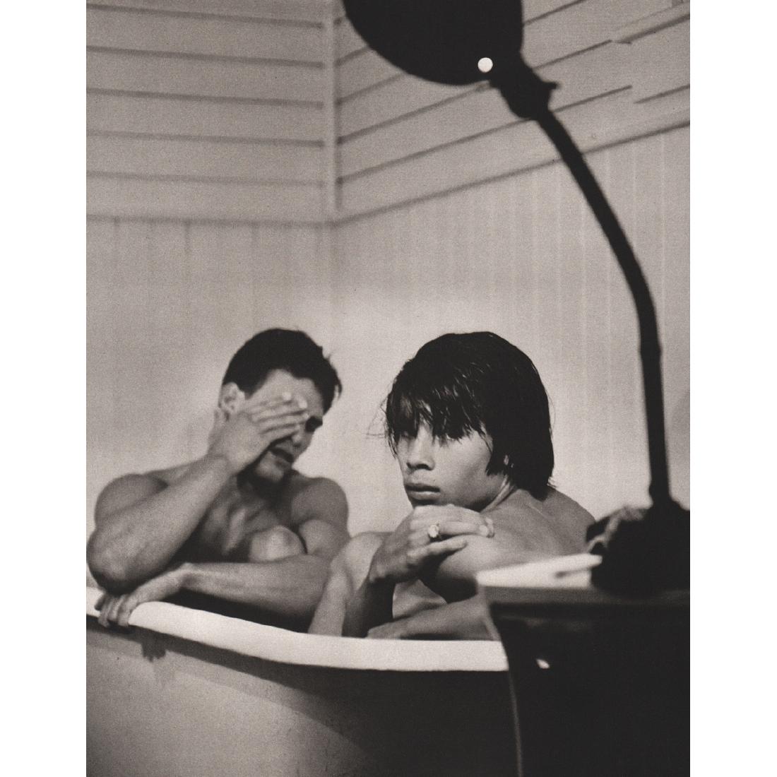 BRUCE WEBER - Brendan Kelly, Boxer, NYC 1986: Artist: BRUCE WEBER Print Title: Brendan Kelly, Boxer, NYC 1986 Medium: Sheet-fed Gravure Printing Date: 1980's Printed in Spain Image Size approx: 8.5 X 11 inches Bruce Weber is an American fashion p