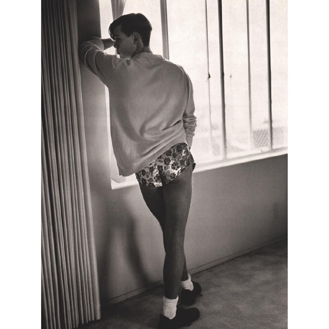 BRUCE WEBER - Karl Jussen, Shangri-La Hotel: Artist: BRUCE WEBER Print Title: Karl Jussen, Shangri-La Hotel, Santa Monica CA 1986 Medium: Sheet-fed Gravure Printing Date: 1980's Printed in Spain Image Size approx: 8.5 X 11 inches Bruce Weber is 