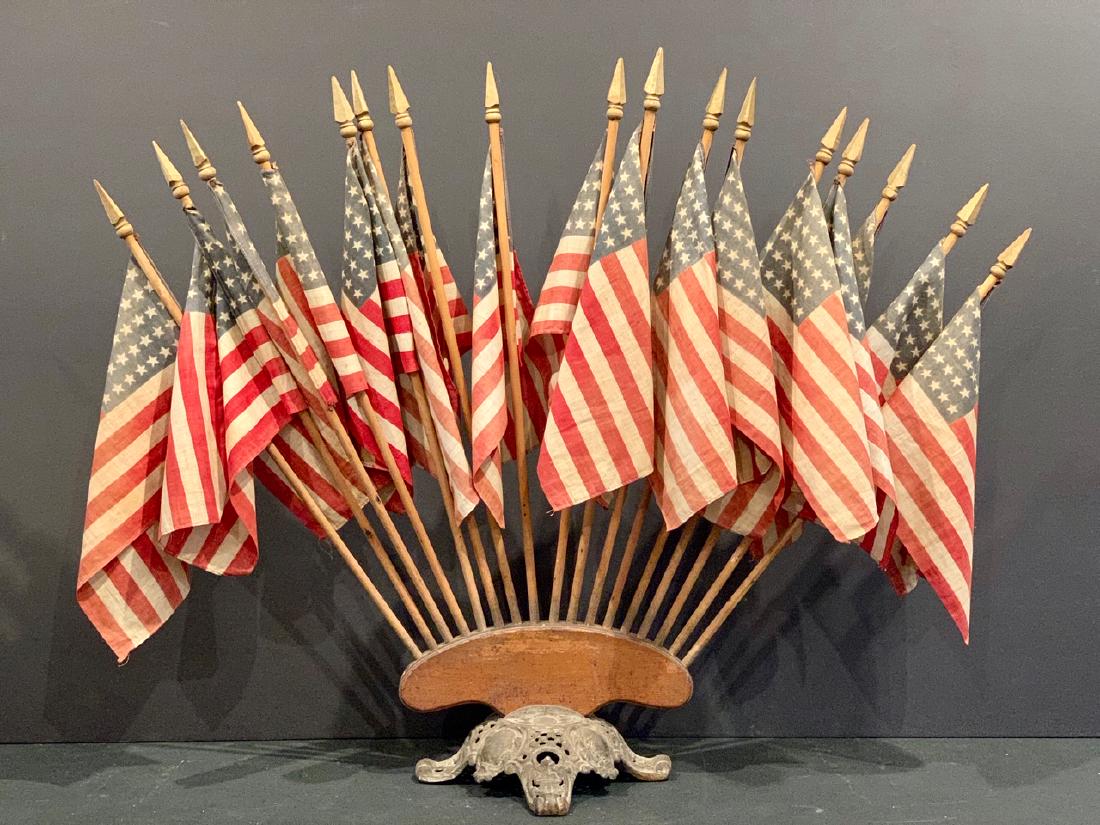 Flag holder, c. 1920 (1 of 6)