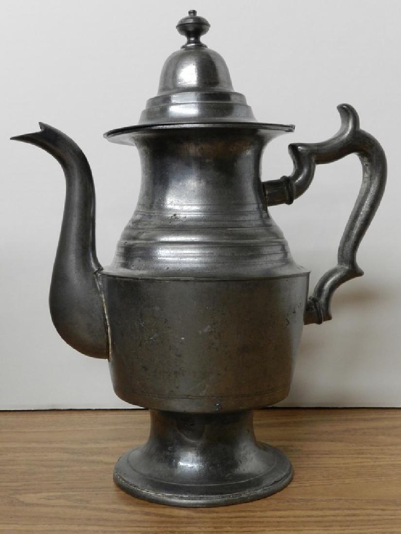 Pewter Coffeepot by Rufus Dunham (1 of 4)
