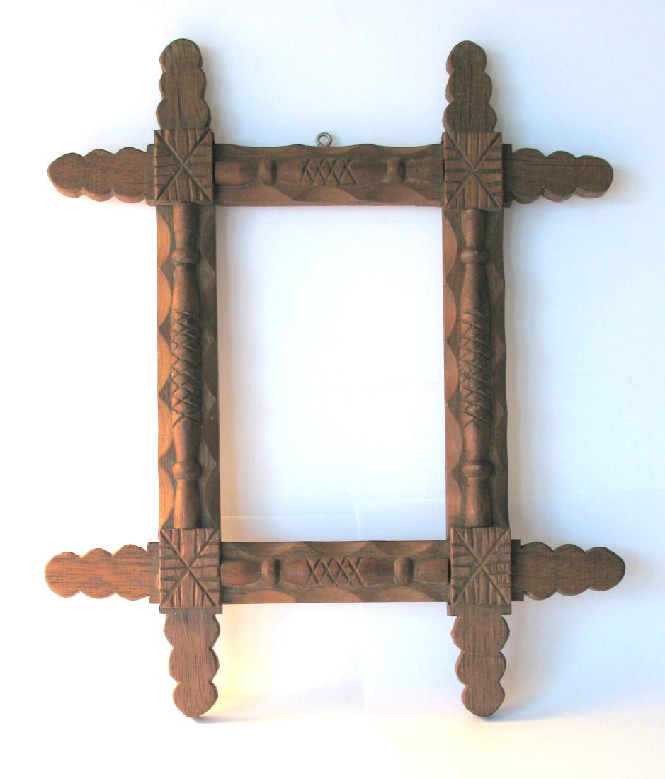 1920's Folk art frame. (1 of 3)