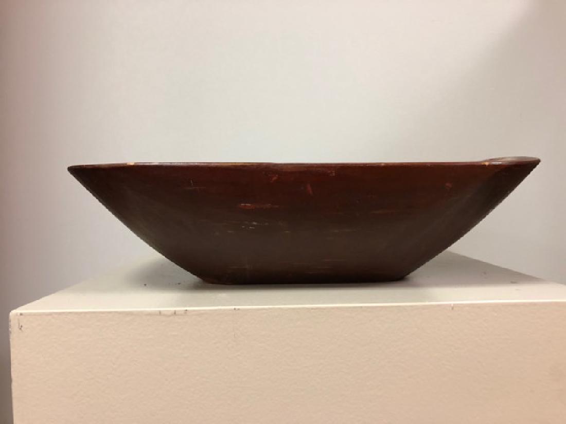 Small Red Painted Bowl - New England (1 of 2)