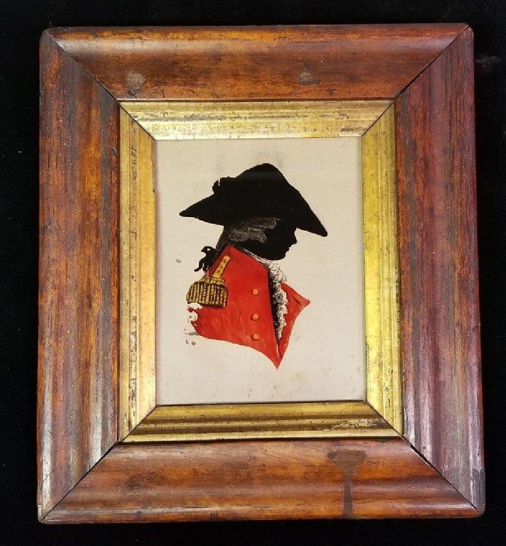 Reverse painted on glass portrait of William Hardy, (1 of 4)