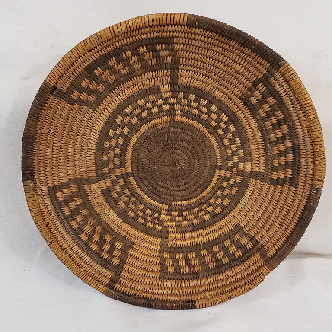 Apache geometric woven basket ca 1920 (1 of 3)