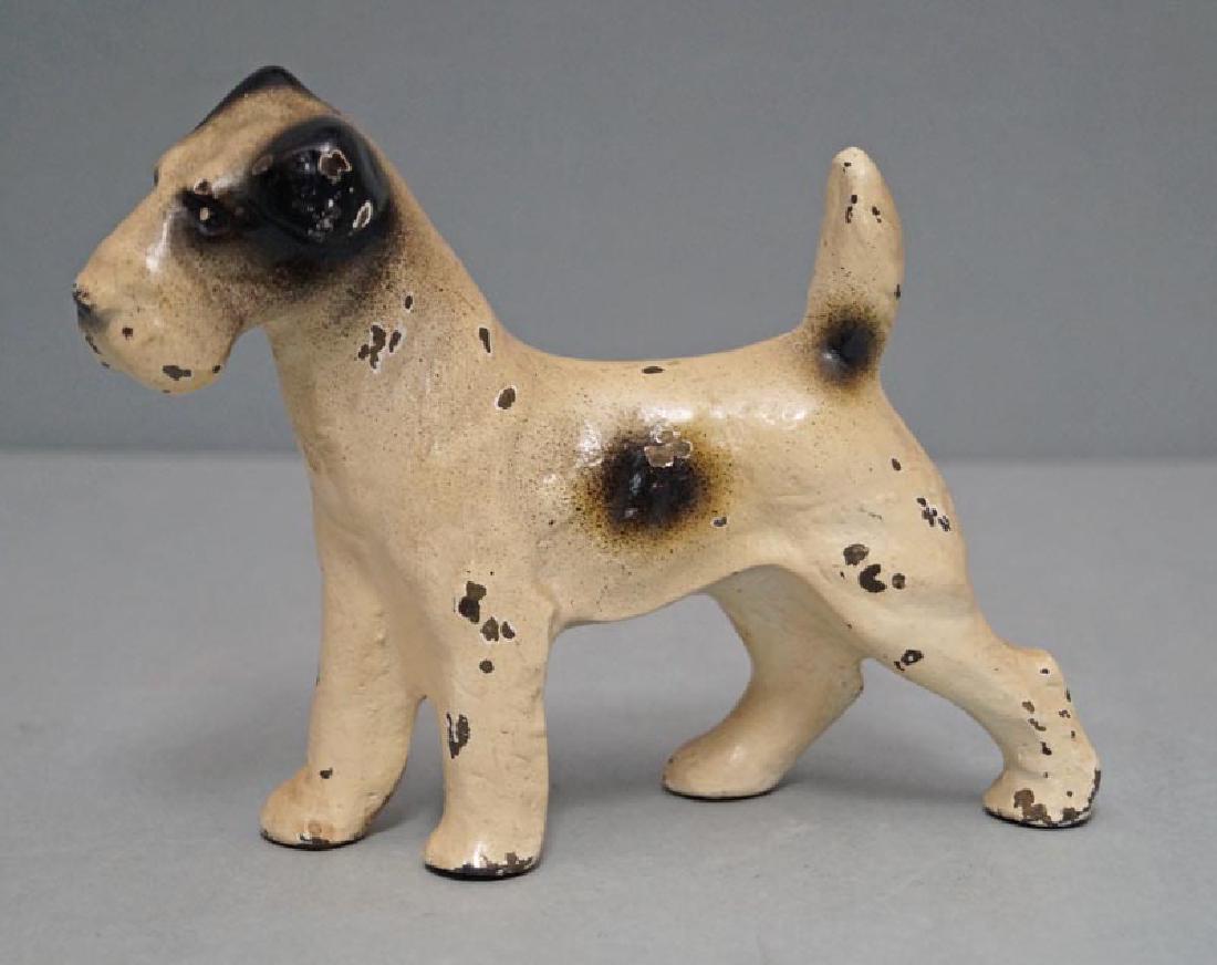 Antique Fox Terrier Dog Cast Iron Doorstop (1 of 6)
