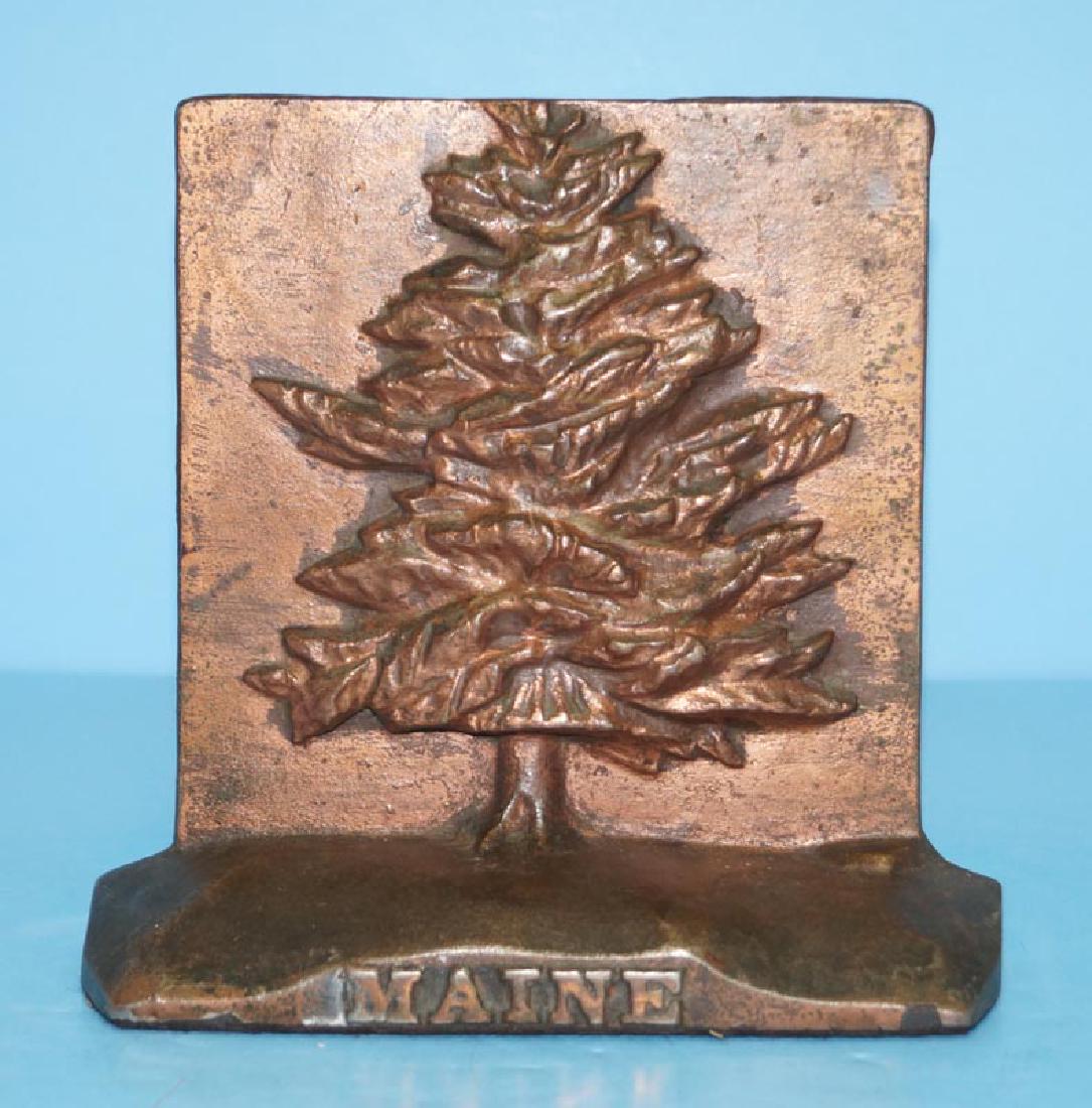 Antique Maine Pine Tree Cast Iron Doorstop (1 of 4)