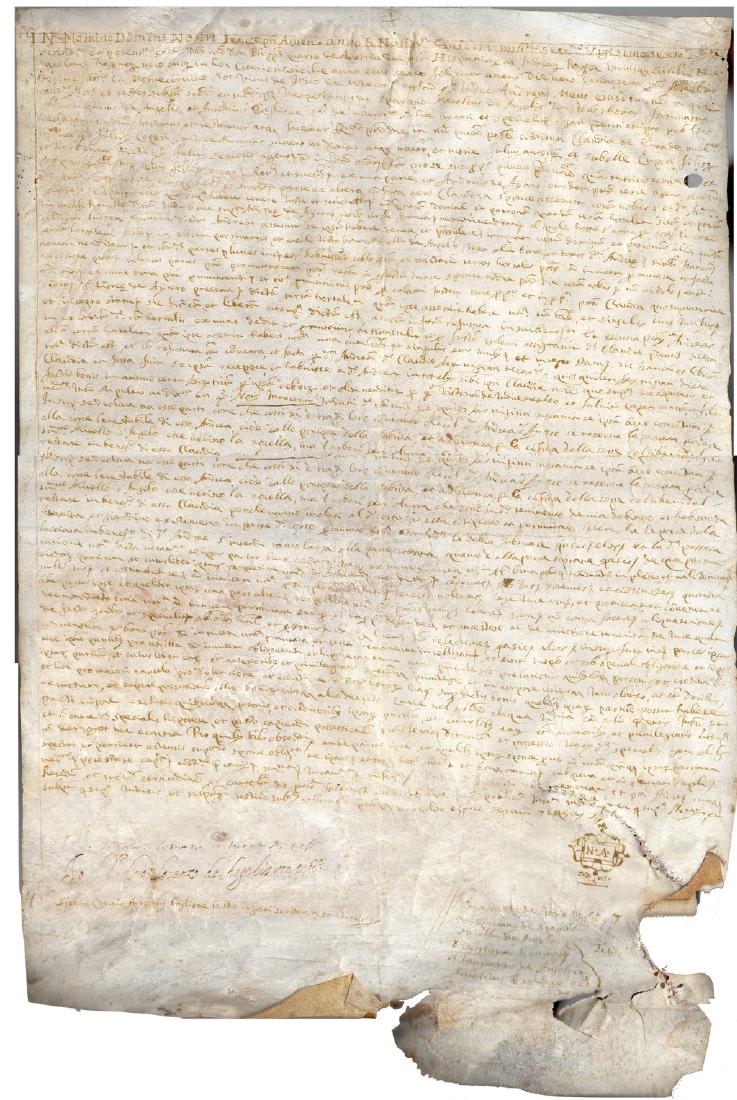Parchment on the name of Philip IVth of Augsburg Land: Title: Parchment on the name of Philip IVth of Augsburg Land assignment in Sicily Author: Notary Antonio Baglione Publishing Info: Sicily 1626 Subject: GovernmentDescription : Very rare parchment in t