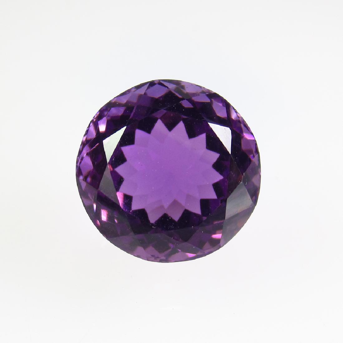 7.31 Ctw Natural African Amethyst Round 12 mm (1 of 2)