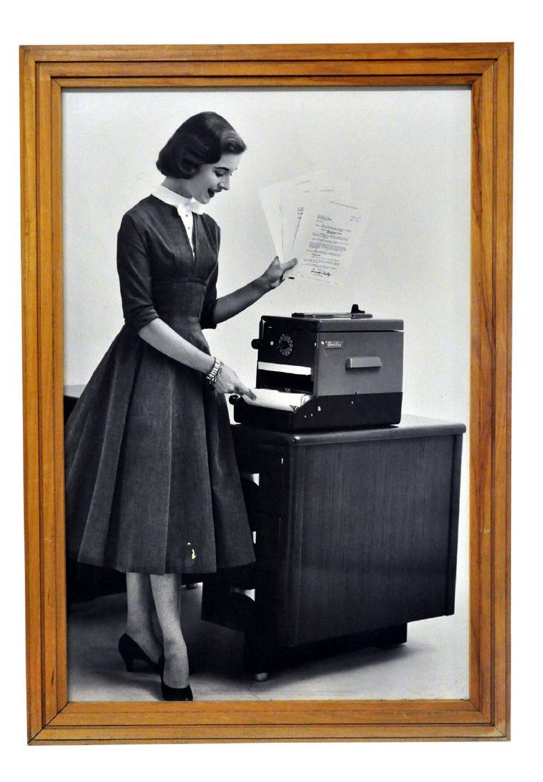 Framed 1956 Kodak Verifax Copier Ad IV