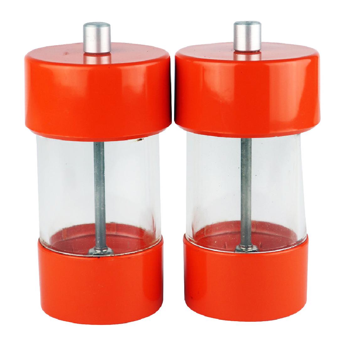 Vintage Pair of Orange WM Bounds LTD salt & pepper (1 of 2)
