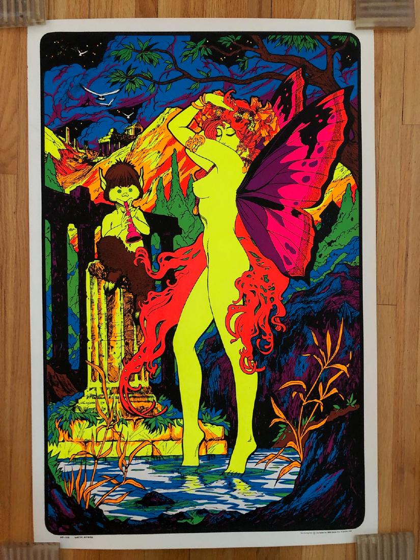 BLACKLIGHT POSTER - WATER NYMPH (1 of 3)