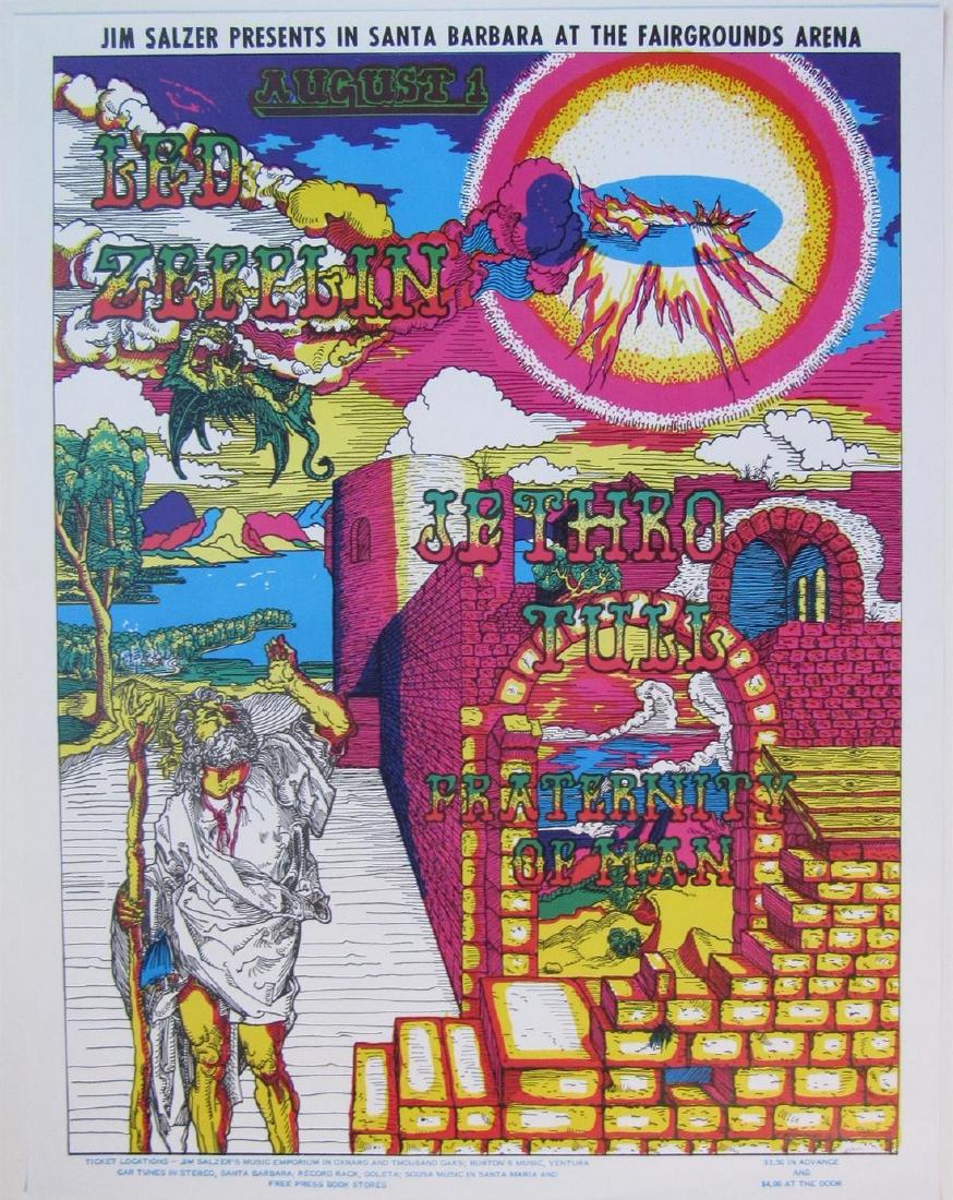 Led Zeppelin - JIM SALZER POSTER (1 of 1)