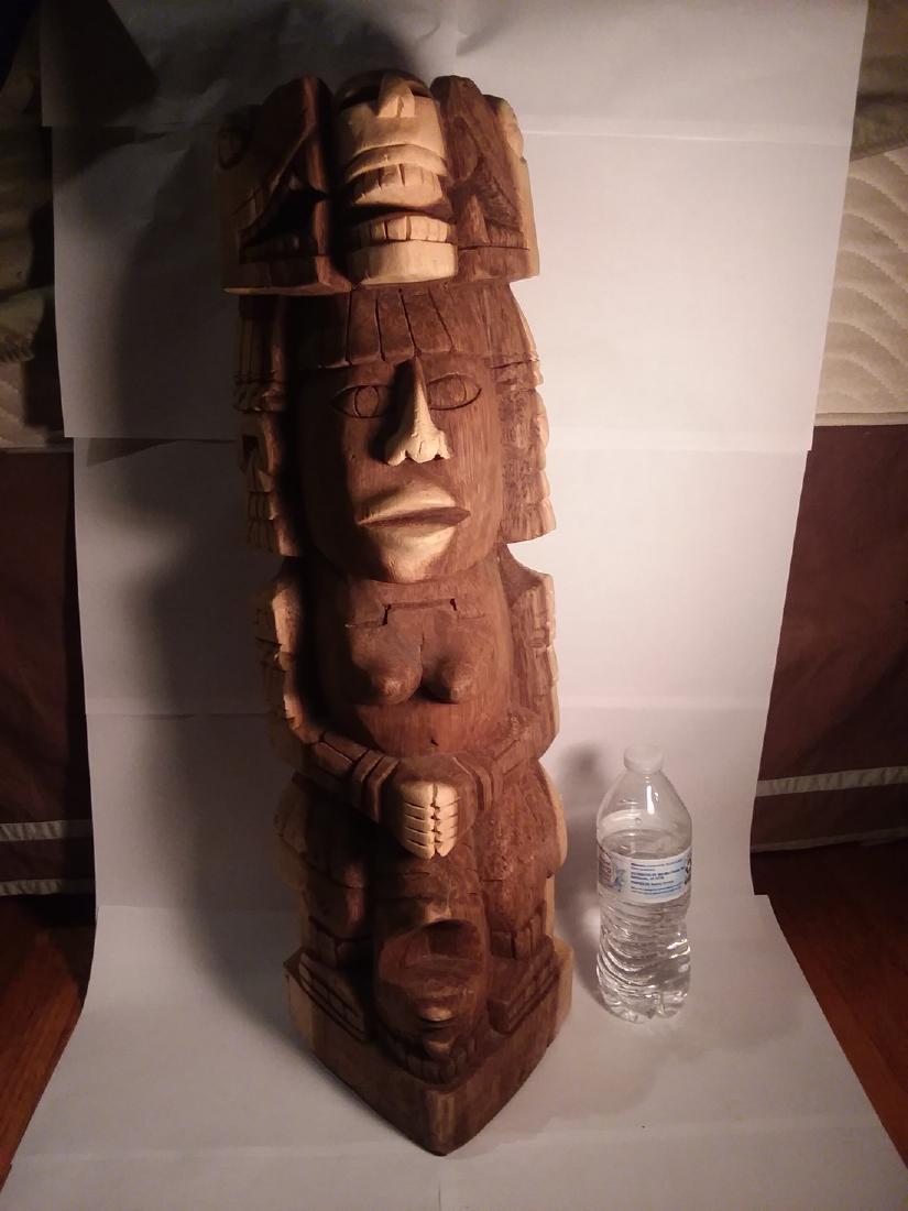 Ixchel mayan fertility goddess wood totem 25": Ixchel mayan fertility goddess wood totem 25" Reserve: $30.00 Shipping: Domestic: Flat-rate of $18.00 to anywhere within the contiguous U.S. International: Foreign shipping rates are determined by des