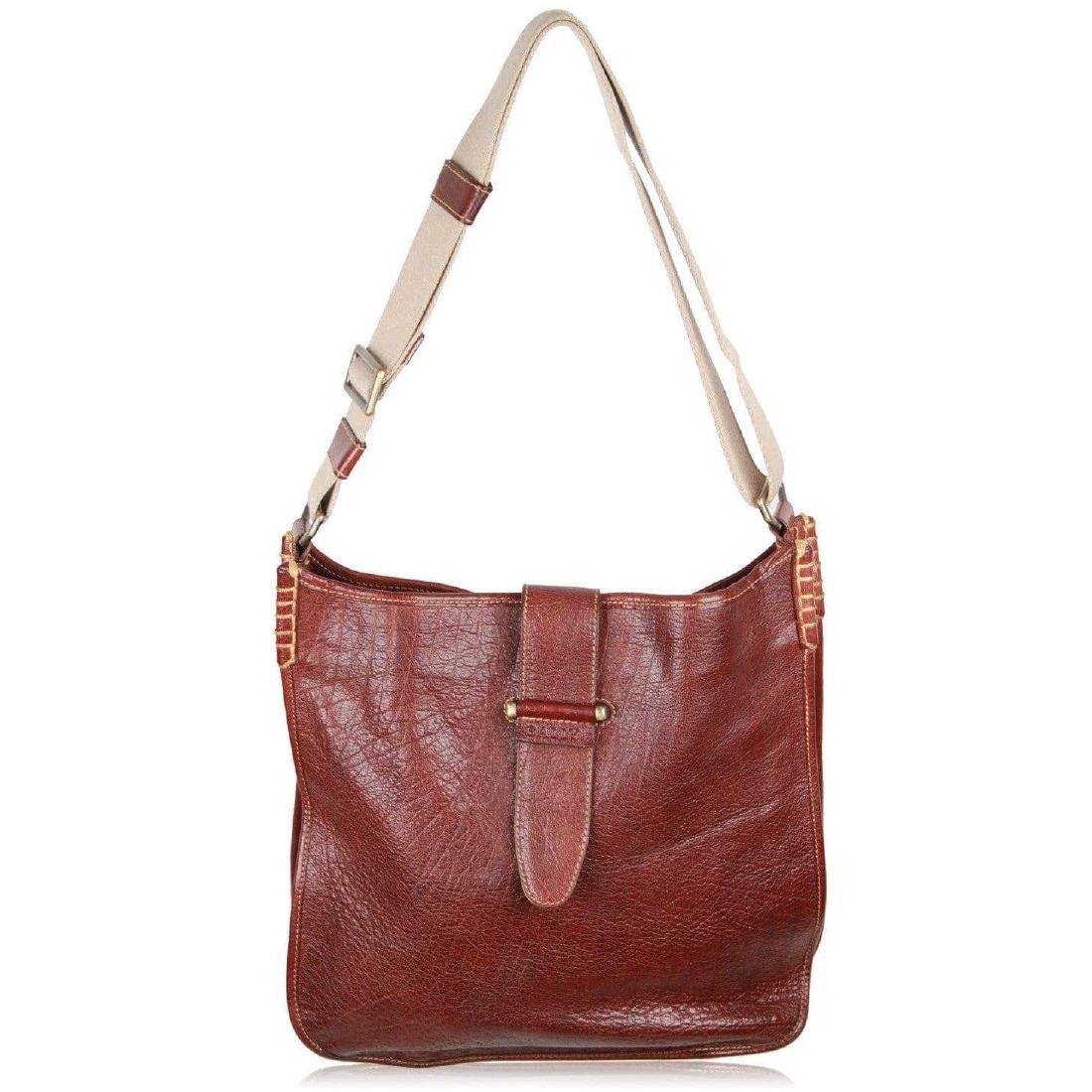 Bally Brown Leather Shoulder Bag Tote (1 of 8)