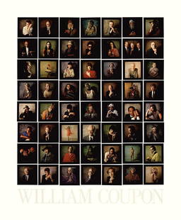 William Coupon: Artist: William Coupon1985 Medium: Offset Lithograph Size/Format: 30 x 25 inches Description: "Portraits" by William Coupon, 1985 Unsigned Offset Lithograph. Paper size is 30 x 25 inches, with an imag