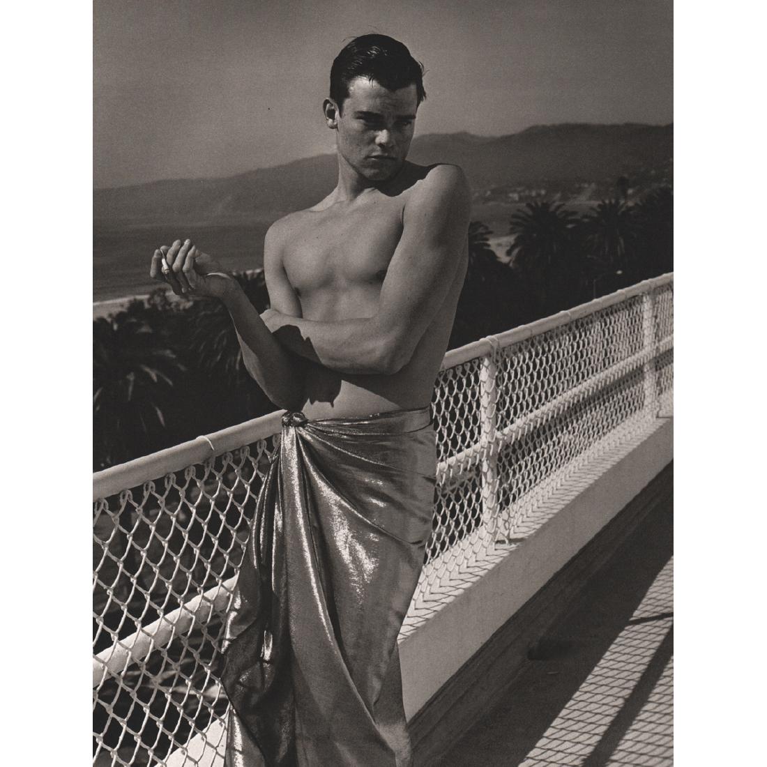 BRUCE WEBER - Rodney Roland, Santa Monica 1986: Artist: BRUCE WEBER Print Title: Rodney Roland, Santa Monica 1986 Medium: Sheet-fed Gravure Printing Date: 1980's Printed in Spain Image Size approx: 8.5 X 11 inches Bruce Weber is an American fashion