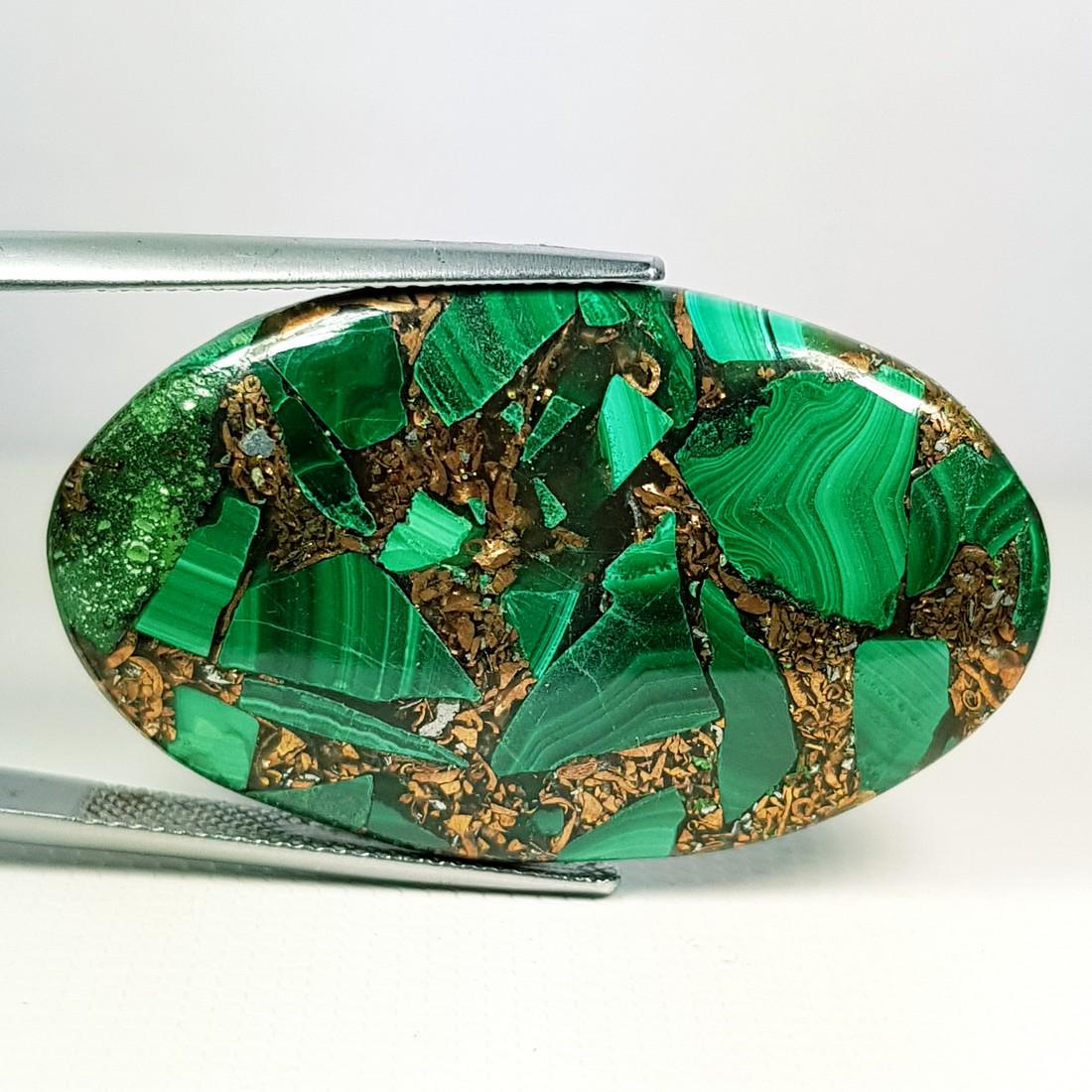 38.68 ct Natural Copper Malakite (1 of 5)