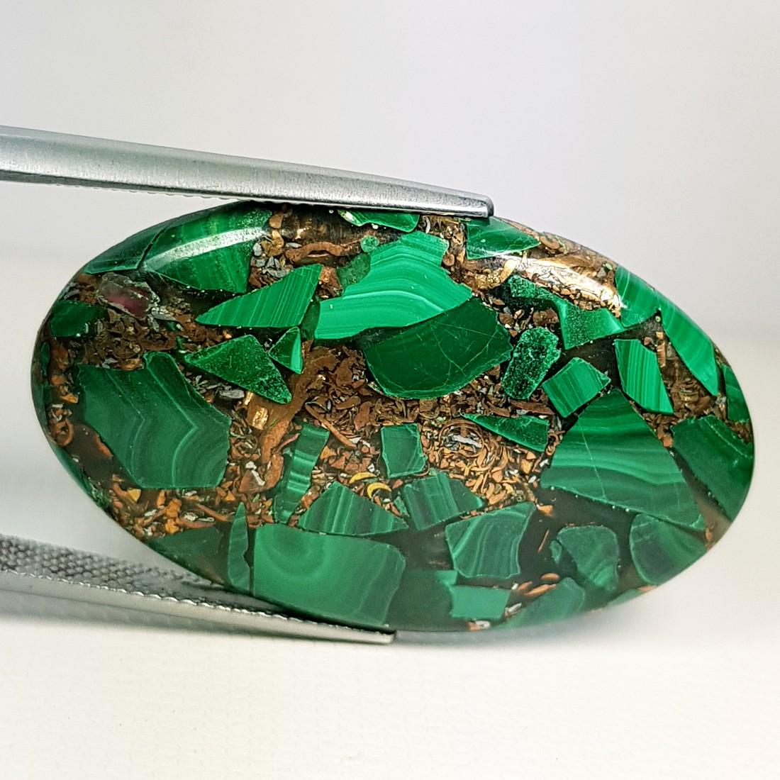 37.77 ct Natural Copper Malakite (1 of 4)