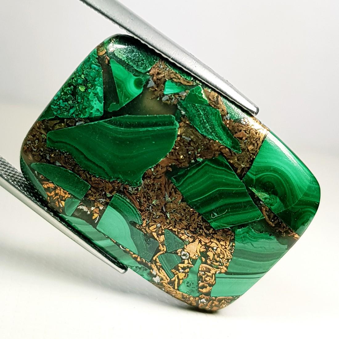 36.29 ct Natural Copper Malakite (1 of 5)