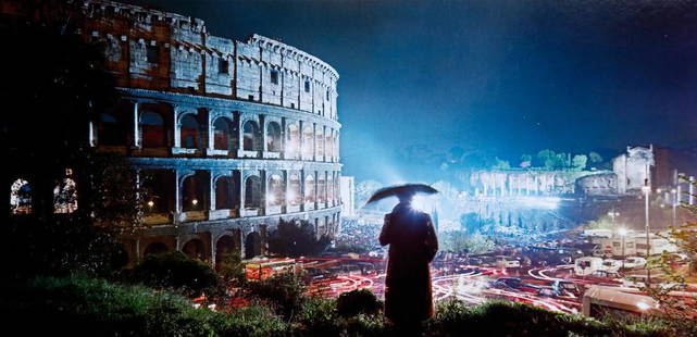 OLIVO BARBIERI - Rome, 1995: Artist: Olivo BarbieriTitle: Rome, 1995Date Printed: 2008Medium: Photo Litho with Copyright Olivo BarbieriPrinter Location: ItalySize: 22x11 cm - 8.66 x 4.33 inchMount Size: 24x17 cm - 9,45 x 6.7