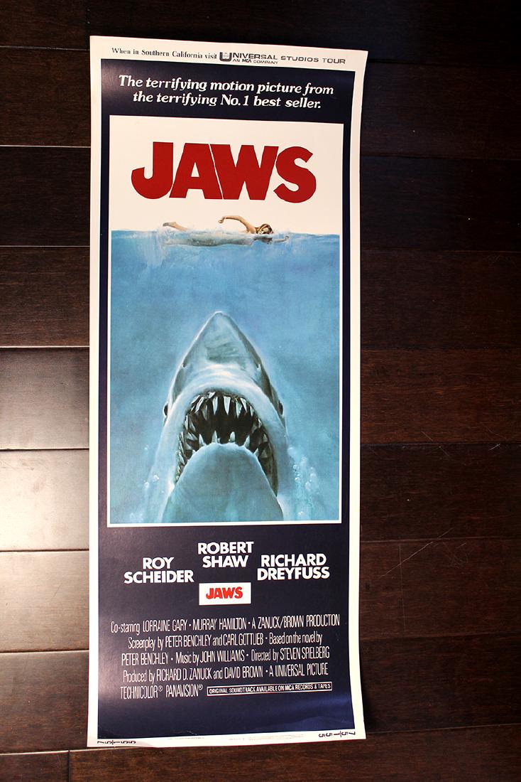 Jaws (USA, 1975) Steven Spielberg 36? x 14” Movie (1 of 1)