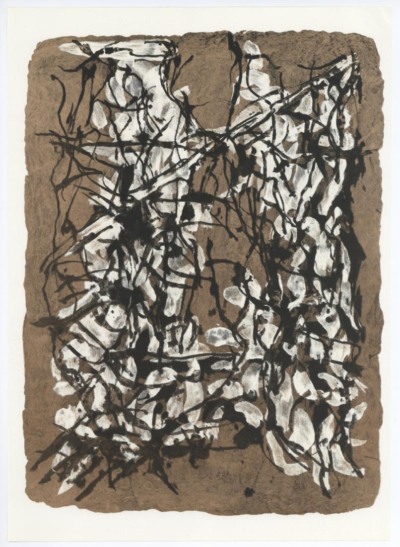 Jean-Paul Riopelle original lithograph, 1966 (1 of 1)