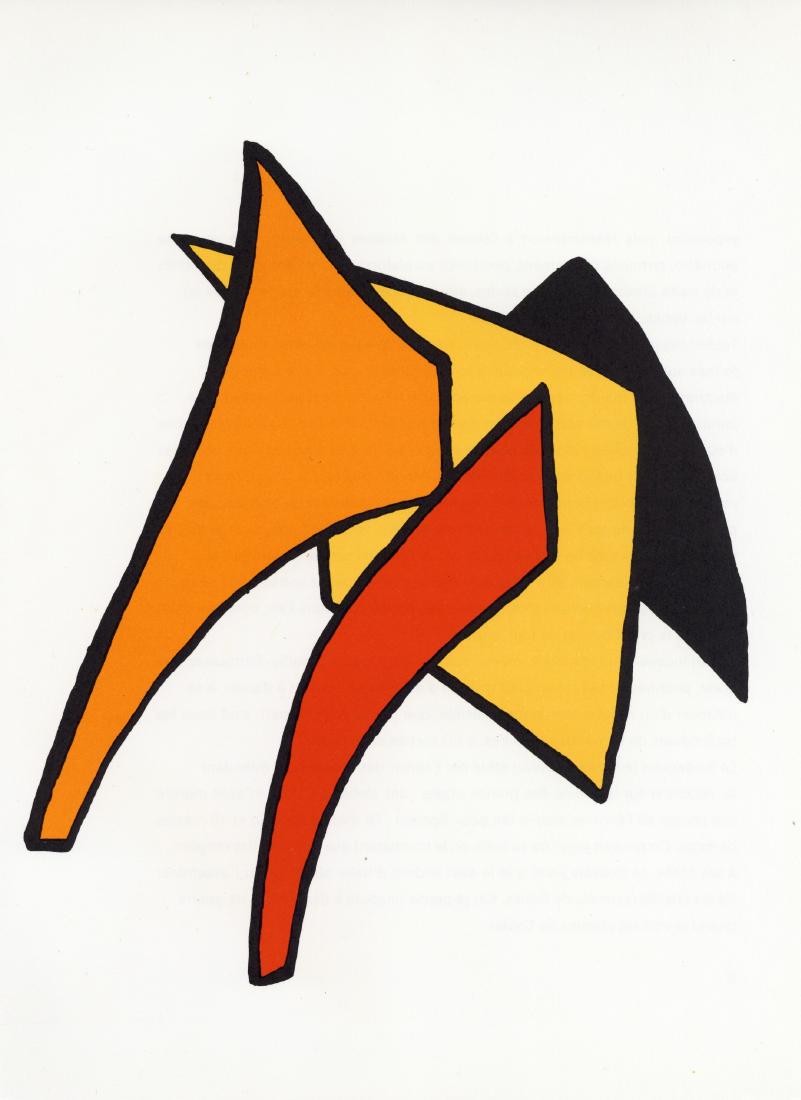 Alexander Calder original lithograph | Stabiles (1 of 1)