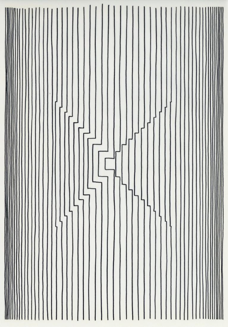 Victor Vasarely line etching Naissances 1963 (1 of 1)