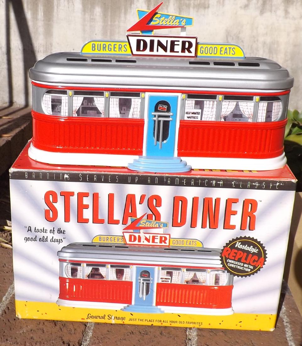 Stella's Diner HO scale boxed, tin, c10 , . (1 of 1)