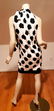 Vtg Diane von Furstenberg crepe floral shift dress bow - 6