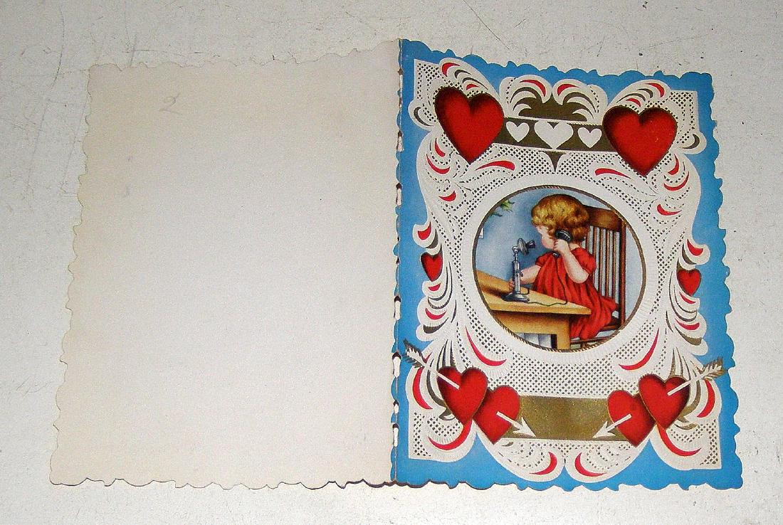 Little Girl With Early Telephone (1 of 2)