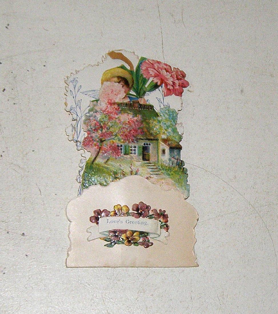 SAILOR OLD COTTAGE IN WOODS WITH FORGET ME NOTS (1 of 3)