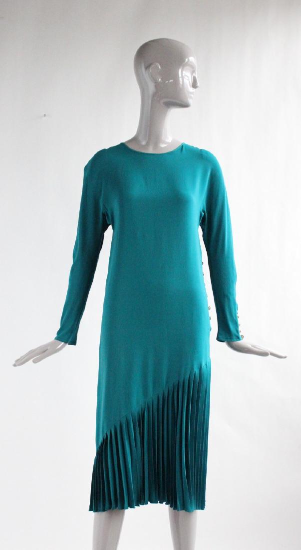 Chloe by Lagerfeld Green Dress, 1970’s (1 of 3)