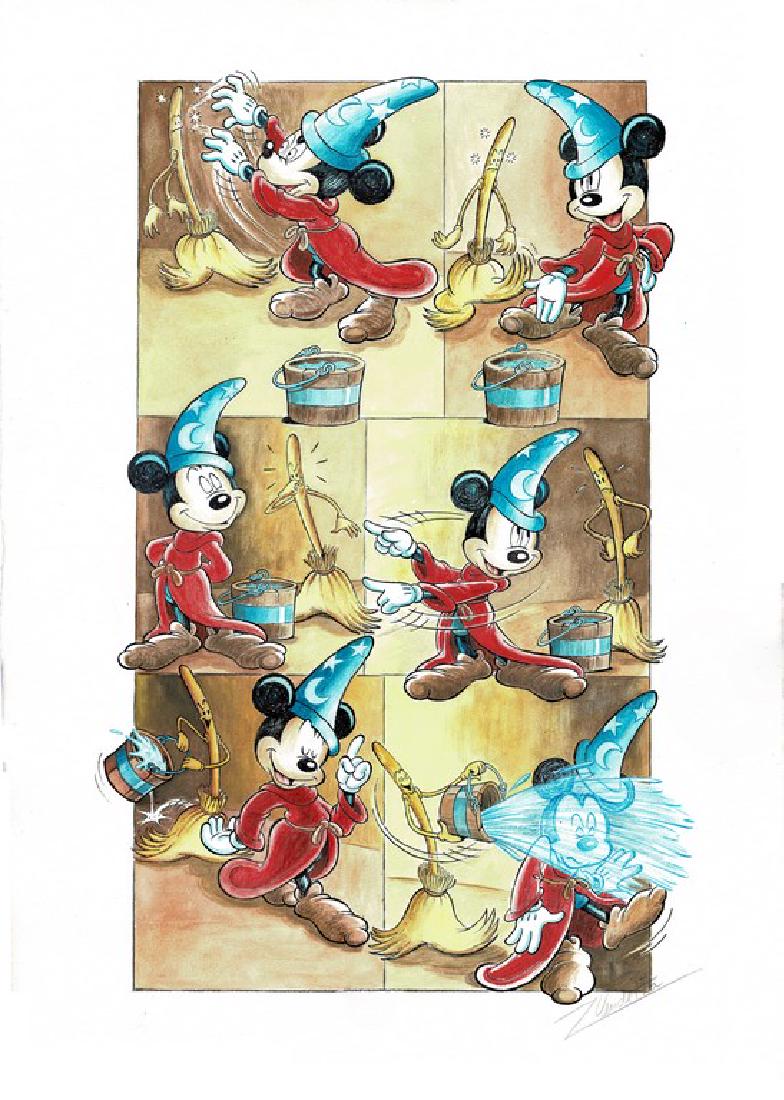 Z. Vendetta Original Painting - Sorcerer Mickey (1 of 11)