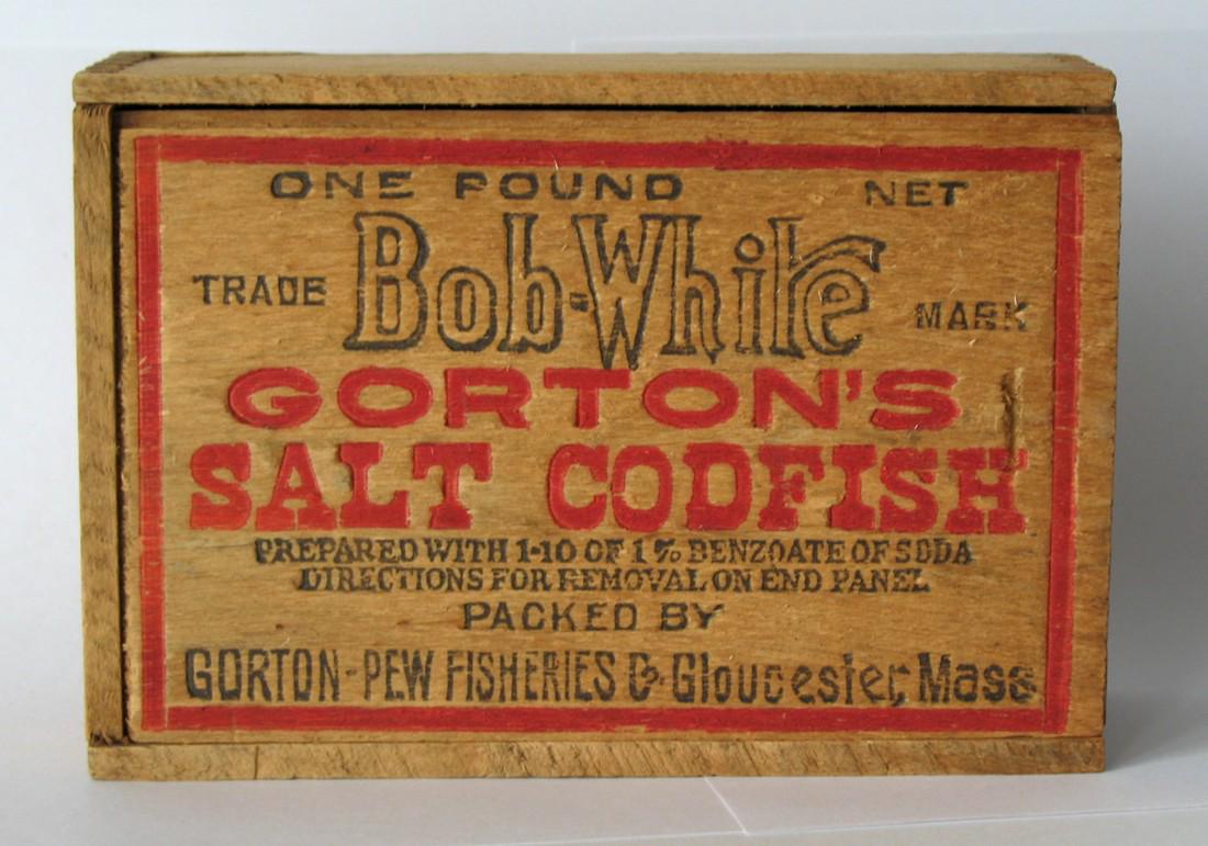 Vintage cod fish packing box. (1 of 3)