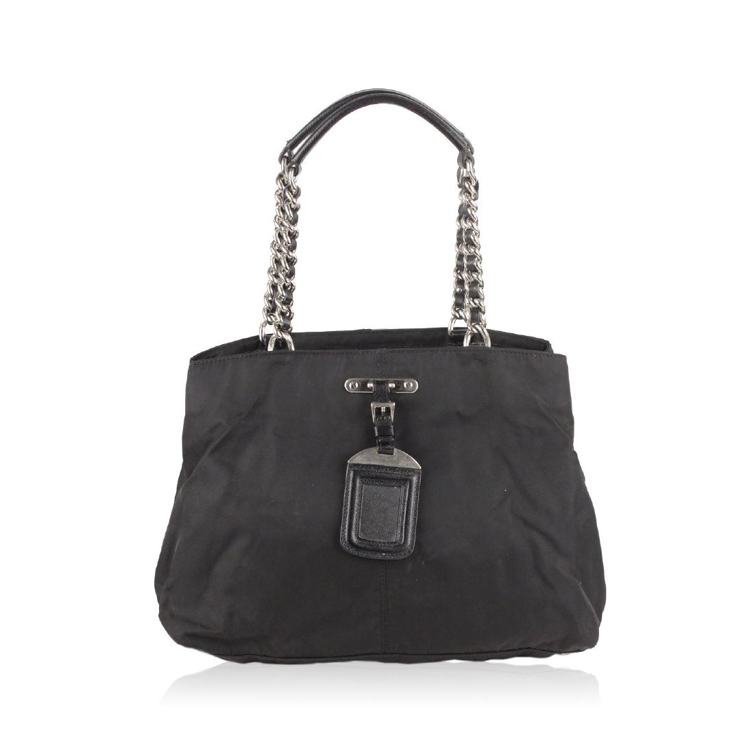 Prada Tote Shoulder Bag with ID Tag Detail (1 of 12)