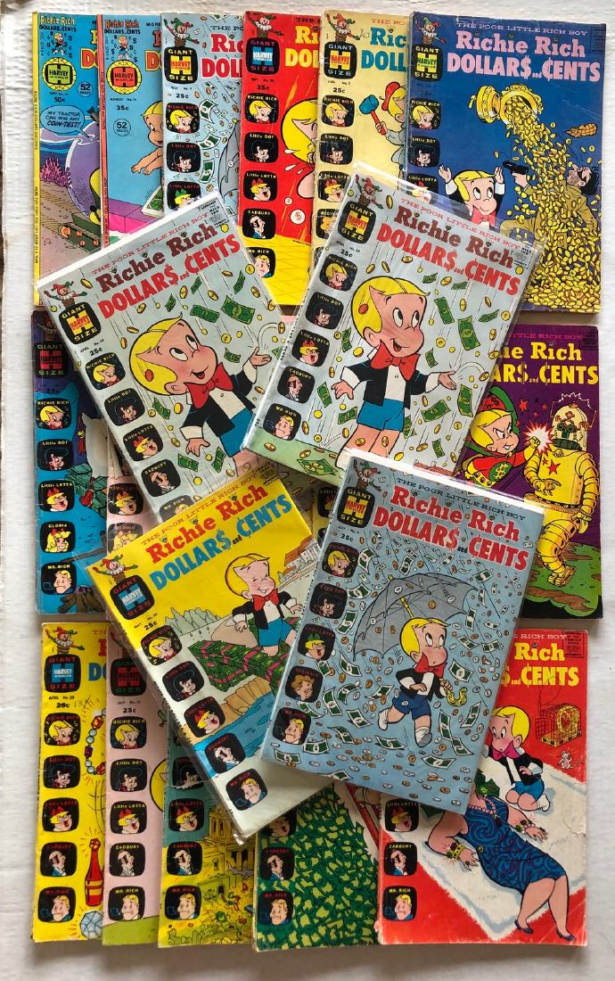 RICHIE RICH DOLLARS AND CENTS COMIC LOT (1 of 1)