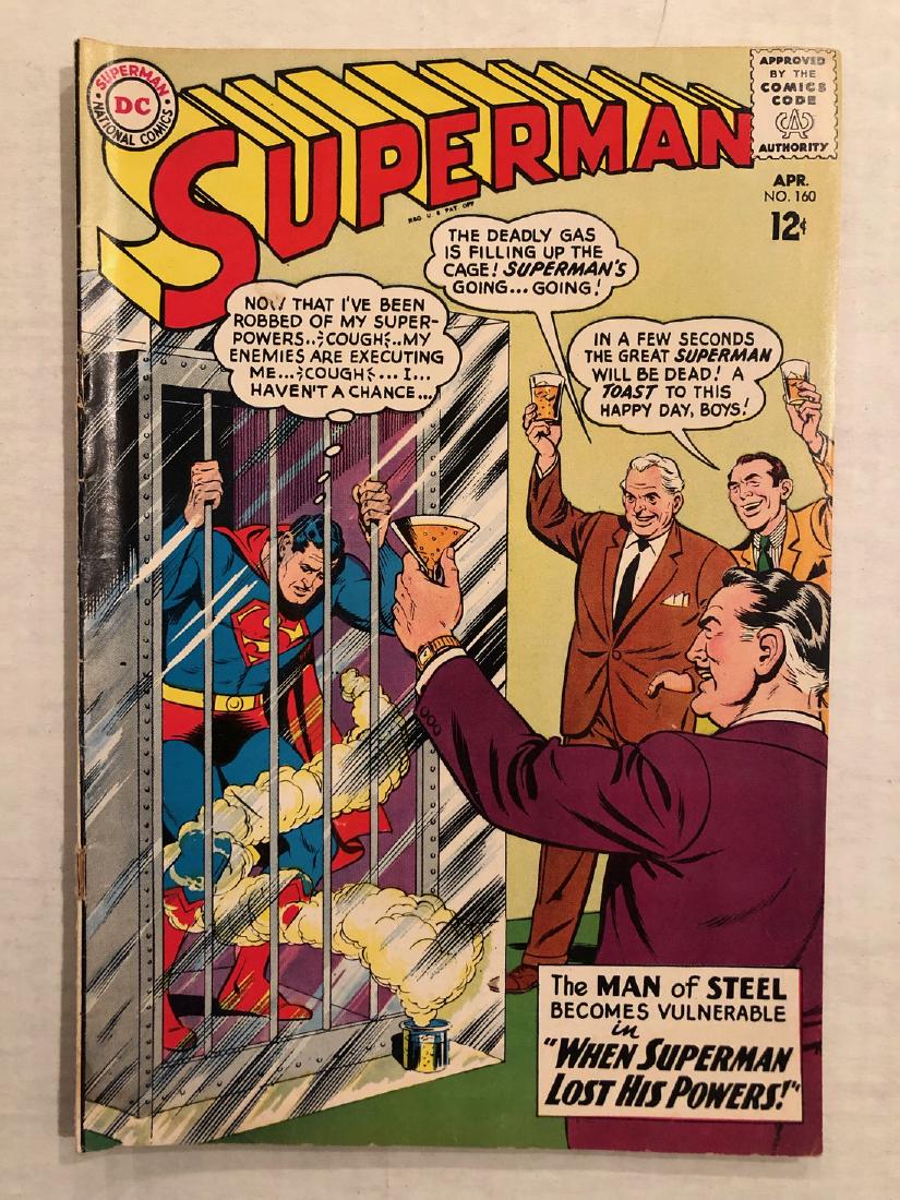 SUPERMAN #160 DC COMICS: Title: SUPERMAN #160 DC COMICS Description: SUPERMAN #160 DC COMICS Size/Format: COMIC Reserve: $20.00 Shipping: Domestic: Flat-rate of $6.69 to anywhere within the contiguous U.S. International: Fore