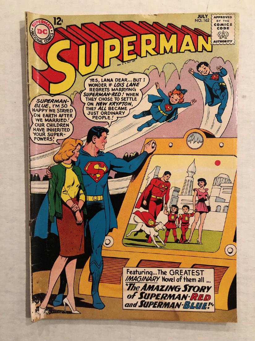 SUPERMAN #162 DC COMICS: Title: SUPERMAN #162 DC COMICS Description: SUPERMAN #162 DC COMICS Size/Format: COMIC Reserve: $15.00 Shipping: Domestic: Flat-rate of $6.69 to anywhere within the contiguous U.S. International: Fore